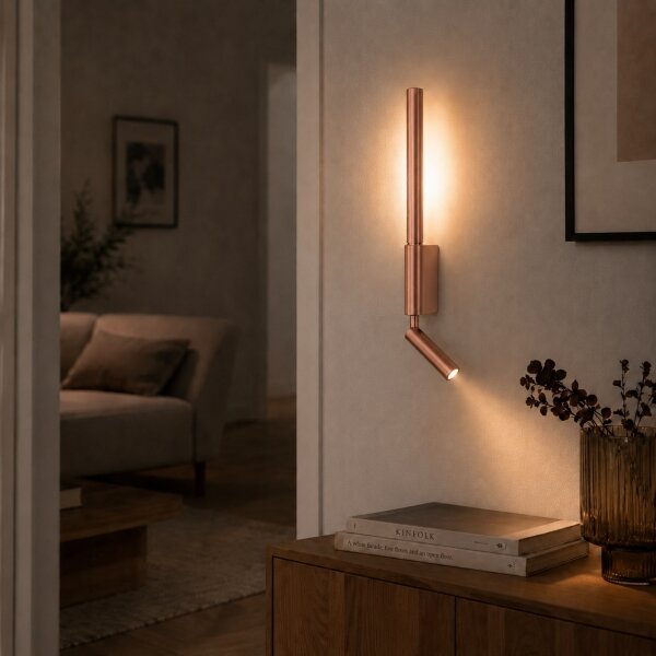 BRILAGI - LED nástenné bodové svietidlo VIXON LED/3W/230V + LED/5W bronzové CRI 90