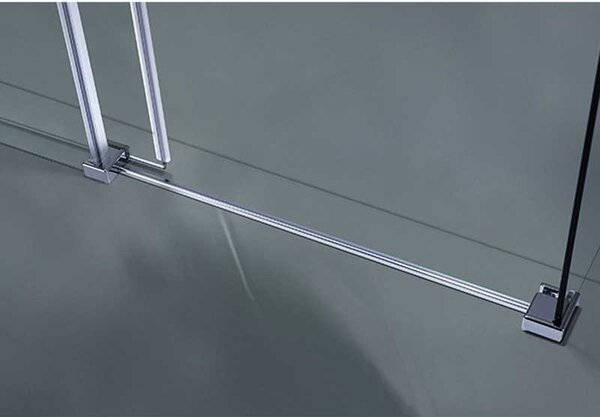 BPS-koupelny Obdĺžnikový sprchový kút KZ202C 120x90 chróm/transparent + vanička ST04C BL čierna