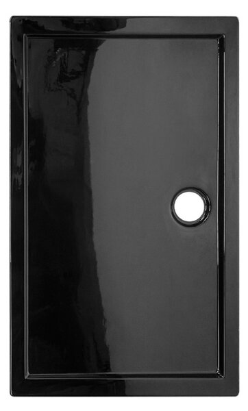 BPS-koupelny Obdĺžnikový sprchovací kút KZ02D BL 120x80 chróm/transparent + vanička ST03C čierna
