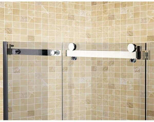 BPS-koupelny Obdĺžnikový sprchový kút KZ202C 120x90 chróm/transparent + vanička ST04C BL čierna