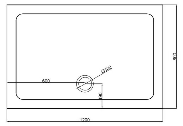 BPS-koupelny Obdĺžnikový sprchovací kút KZ103C 120x80 chróm/transparent + vanička ST03C WH biela