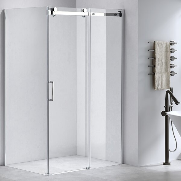BPS-koupelny Obdĺžnikový sprchový kút ZES KZ203B 110x80 chróm/transparent - bez vaničky