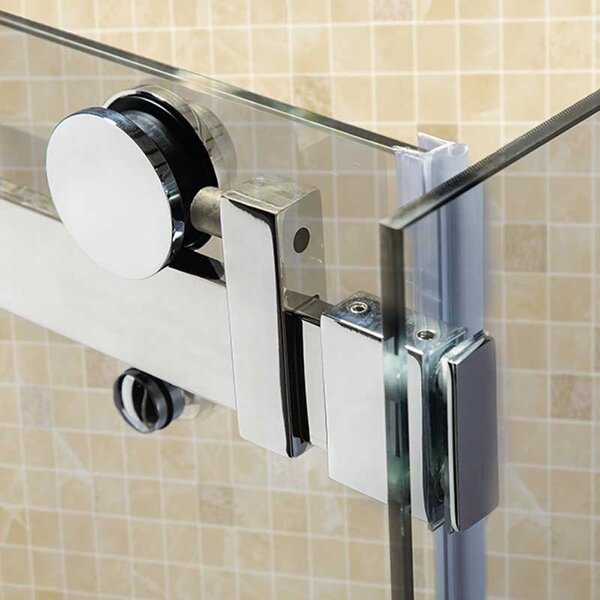 BPS-koupelny Obdĺžnikový sprchový kút KZ202C 120x90 chróm/transparent + vanička ST04C BL čierna