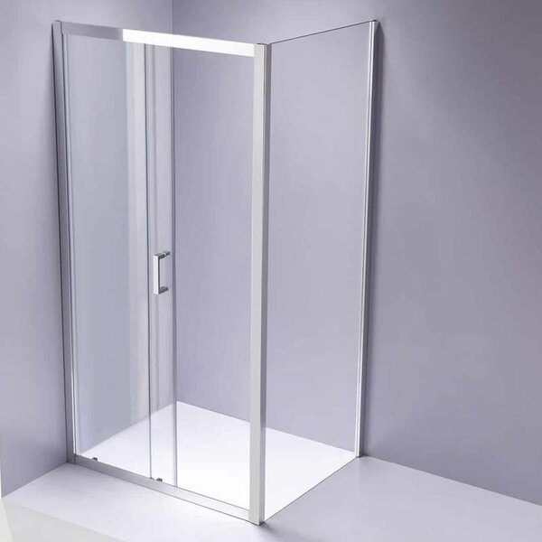 BPS-koupelny Obdĺžnikový sprchovací kút KZ103C 120x80 chróm/transparent + vanička ST03C WH biela