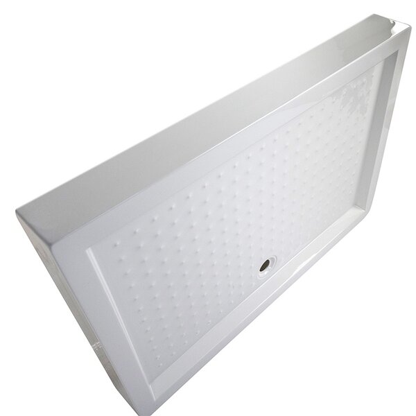 BPS-koupelny Obdĺžnikový sprchovací kút KZ12A BL 90x80 čierna/transparent + vanička SXL03B WH biela