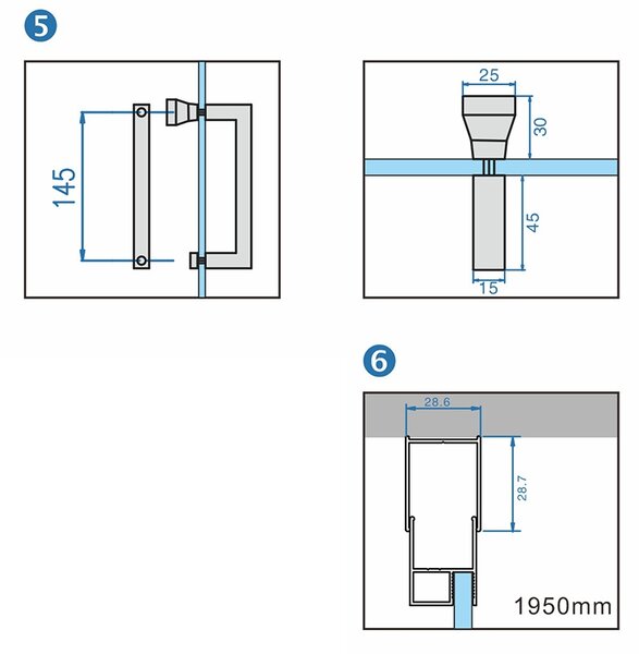 BPS-koupelny Obdĺžnikový sprchovací kút KZ06C BL 110x80 čierna/transparent - bez vaničky