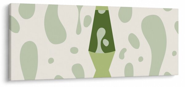 Obraz - Hippies, lávová lampa (120x50 cm)