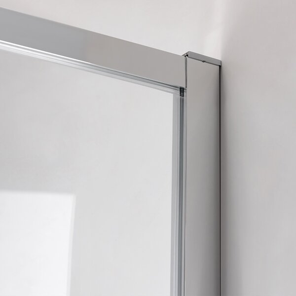 BPS-koupelny Obdĺžnikový sprchový kút KIRA 90x80 chróm/transparent - bez vaničky