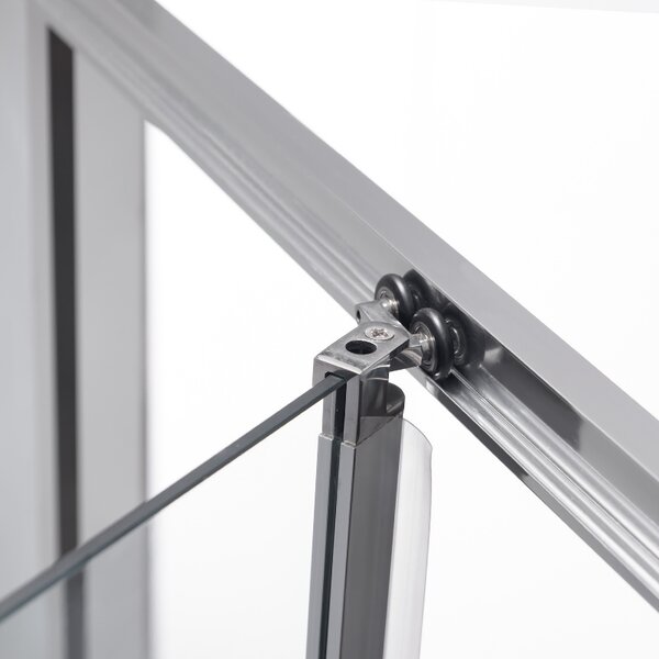 BPS-koupelny Obdĺžnikový sprchový kút KIRA 90x80 chróm/transparent - bez vaničky