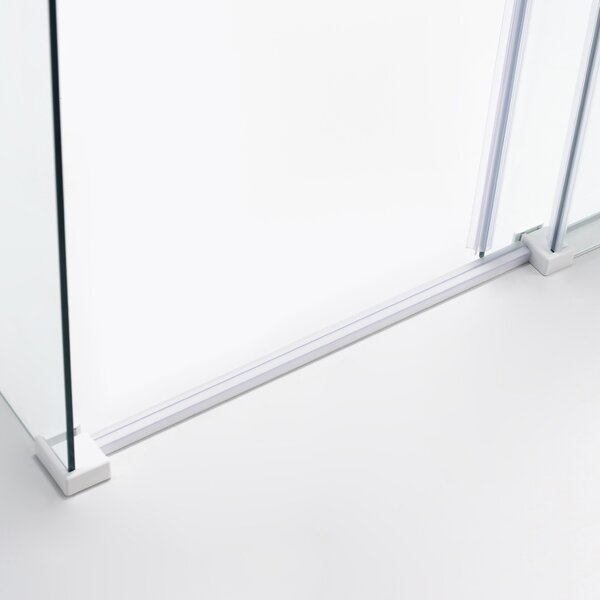 BPS-koupelny Obdĺžnikový sprchový kút KZ202B WH 110x90 biela/transparent - bez vaničky