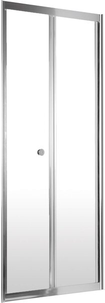 Deante Jasmin Plus, skladacie sprchové dvere 90x200 cm, 5mm číre sklo, chrómový profil, DEA-KTJ_022D