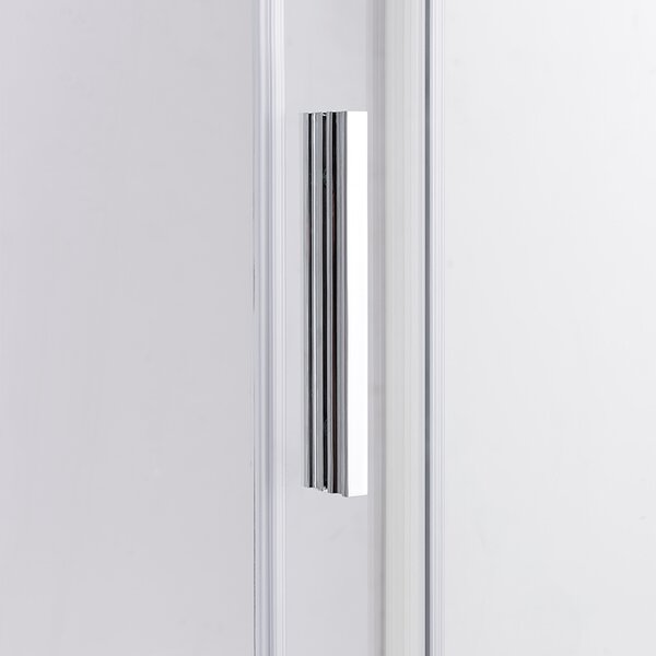 BPS-koupelny Obdĺžnikový sprchovací kút NOVA CH 90x80 chróm/transparent - bez vaničky