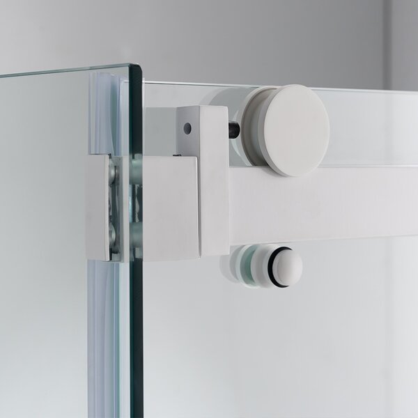 BPS-koupelny Obdĺžnikový sprchový kút KZ202B WH 110x90 biela/transparent - bez vaničky