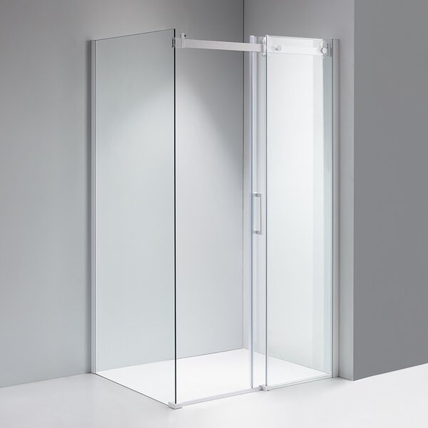 BPS-koupelny Obdĺžnikový sprchový kút KZ202B WH 110x90 biela/transparent - bez vaničky