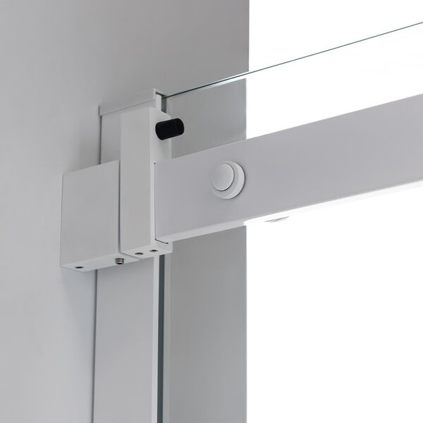 BPS-koupelny Obdĺžnikový sprchový kút KZ202B WH 110x90 biela/transparent - bez vaničky