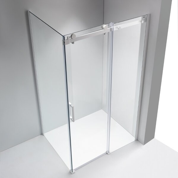 BPS-koupelny Obdĺžnikový sprchový kút KZ202B WH 110x90 biela/transparent - bez vaničky