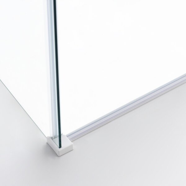 BPS-koupelny Obdĺžnikový sprchový kút KZ202B WH 110x90 biela/transparent - bez vaničky