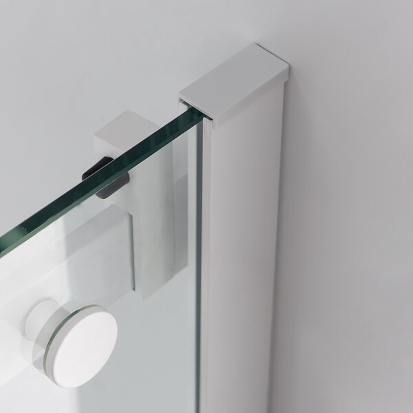 BPS-koupelny Obdĺžnikový sprchový kút KZ202B WH 110x90 biela/transparent - bez vaničky