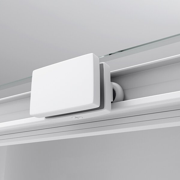 BPS-koupelny Obdĺžnikový sprchovací kút KZ103A WH 100x80 biela/transparent - bez vaničky