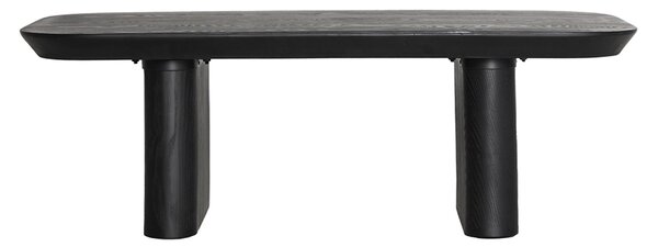 MUZZA Konferenčný stolík 120 x 40 cm Roge čierný