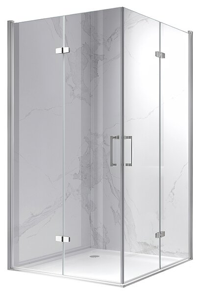 BPS-koupelny Obdĺžnikový sprchový kút ZES KZ13B 110x90 chróm/transparent - bez vaničky