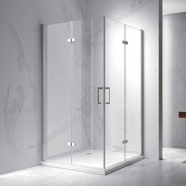 BPS-koupelny Obdĺžnikový sprchový kút ZES KZ13B 110x90 chróm/transparent - bez vaničky