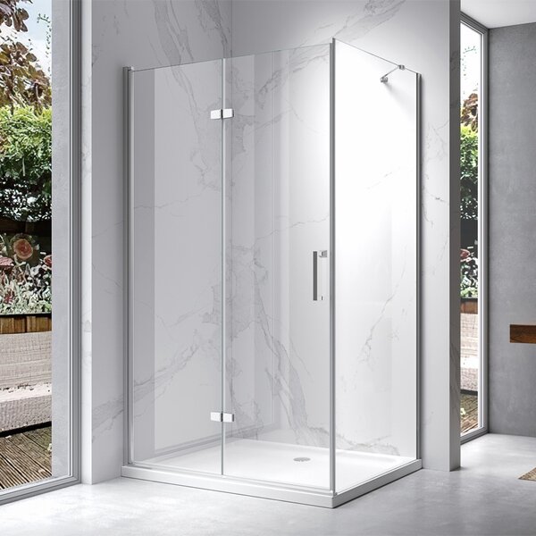 BPS-koupelny Obdĺžnikový sprchový kút ZES KZ20E 110x80 chróm/transparent - bez vaničky