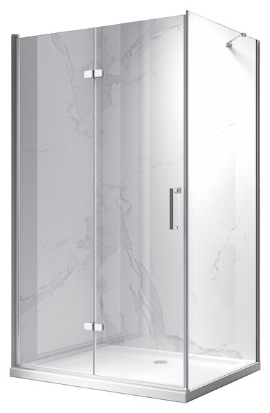 BPS-koupelny Obdĺžnikový sprchový kút ZES KZ20E 110x80 chróm/transparent - bez vaničky
