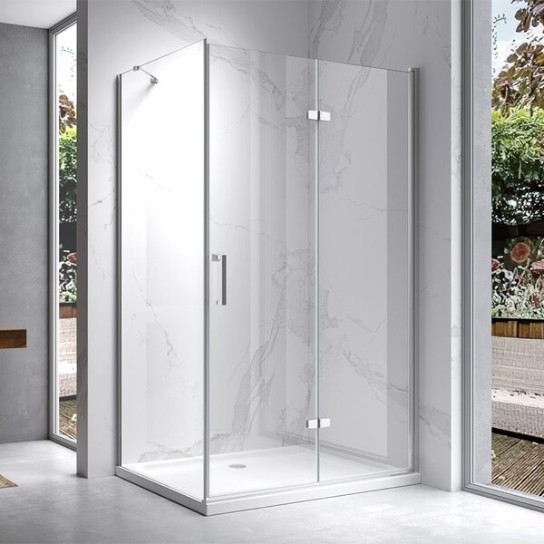 BPS-koupelny Obdĺžnikový sprchový kút ZES KZ20E 110x80 chróm/transparent - bez vaničky