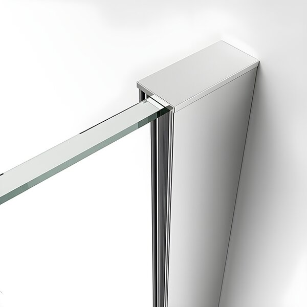 BPS-koupelny Obdĺžnikový sprchový kút ZES KZ22A 100x80 chróm/transparent - bez vaničky