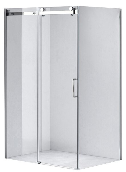 BPS-koupelny Obdĺžnikový sprchový kút ZES KZ203B 110x80 chróm/transparent - bez vaničky