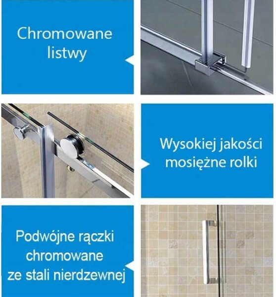 BPS-koupelny Obdĺžnikový sprchovací kút ZES BS15B 110x80 čierna/transparent - bez vaničky