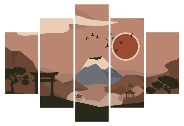 Obraz - Japonsko N⁰1 (150x105 cm)