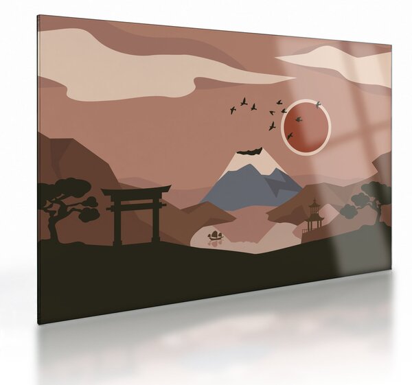 Sklenený obraz - Japonsko N⁰1 (70x50 cm)