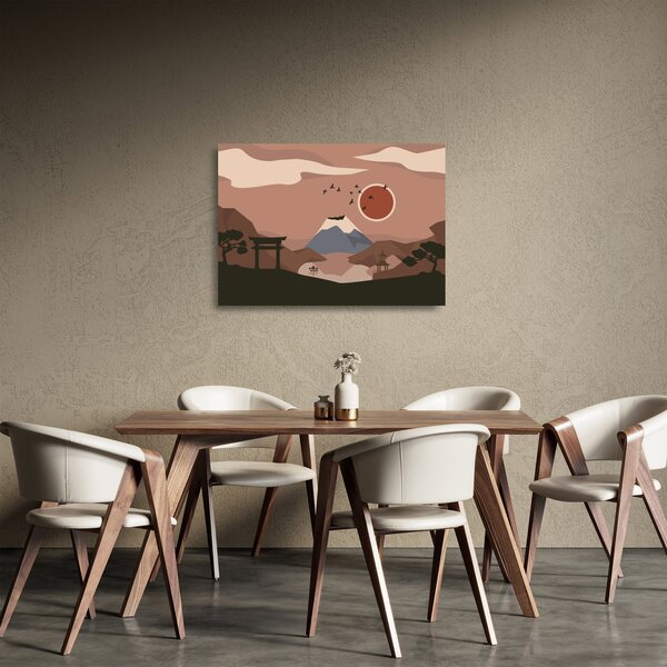 Sklenený obraz - Japonsko N⁰1 (70x50 cm)