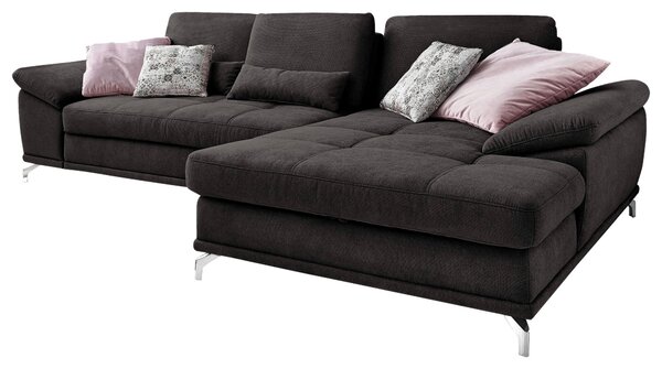 ROHOVÁ SEDAČKA, textil, čierna Sit & More - Sedačky, Online Only