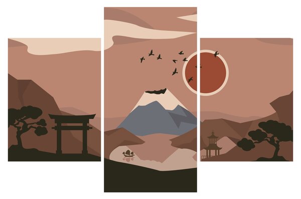 Obraz - Japonsko N⁰1 (90x60 cm)