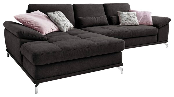 ROHOVÁ SEDAČKA, textil, čierna Sit & More - Sedačky, Online Only