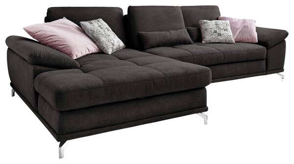 ROHOVÁ SEDAČKA, textil, čierna Sit & More - Sedačky, Online Only