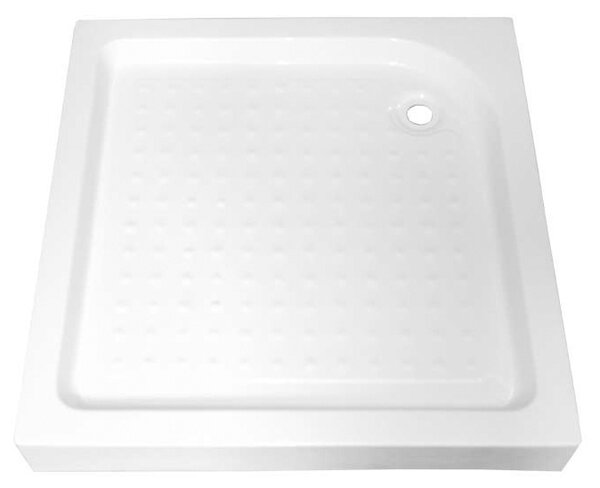 BPS-koupelny Štvorcová akrylátová sprchová vanička SXL05A WH 70x70 biela