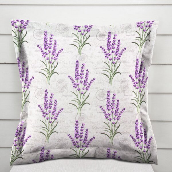 Biante Dekoračná obliečka na vankúš s lemom PML-033 Provence levandule 35 x 45 cm
