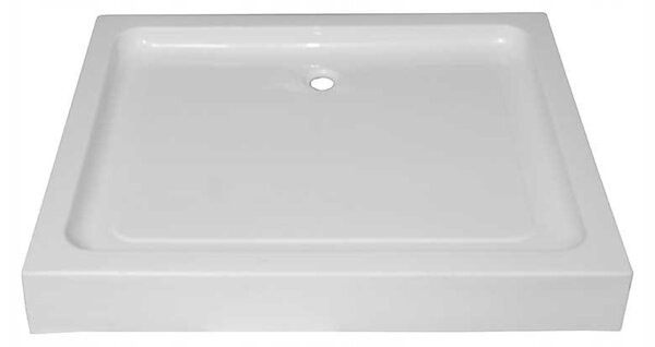 BPS-koupelny Obdĺžniková akrylátová sprchová vanička SXL03C WH 100x80 biela