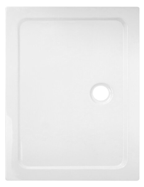 BPS-koupelny Obdĺžnikový sprchový kút KZ13A BL 100x90 čierny/transparent + vanička ST04A biela