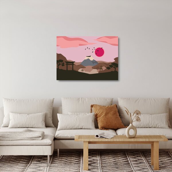Sklenený obraz - Japonsko N⁰2 (70x50 cm)