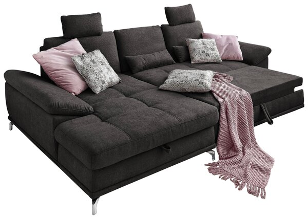 ROHOVÁ SEDAČKA, textil, čierna Sit & More - Sedačky, Online Only