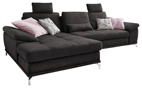 ROHOVÁ SEDAČKA, textil, čierna Sit & More - Sedačky, Online Only