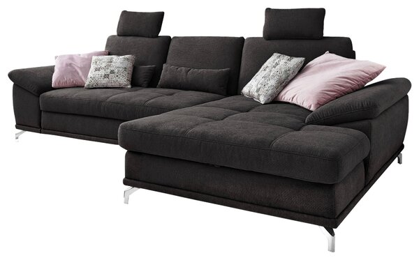 ROHOVÁ SEDAČKA, textil, čierna Sit & More - Sedačky, Online Only