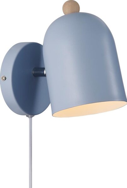 Nordlux - Nástenné bodové svietidlo GASTON 1xE27/15W/230V modrá