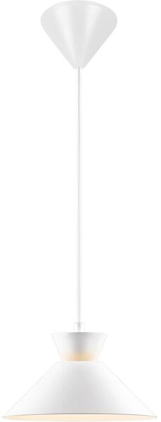 Nordlux - Luster na lanku DIAL 1xE27/40W/230V pr. 25 cm biela