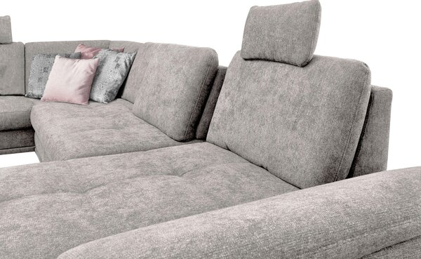 SEDACIA SÚPRAVA, textil, strieborná Sit & More - Sedačky, Online Only